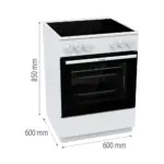 Gorenje električni štednjak GEC6A41WC - Image 5